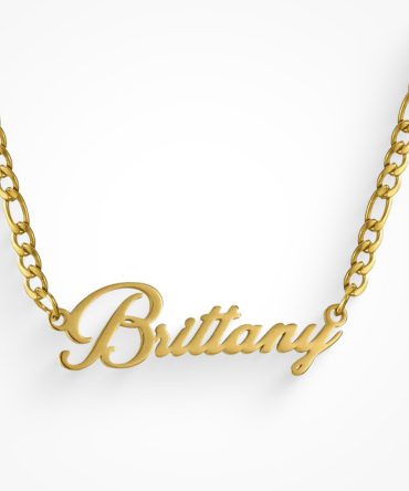 Custom/Personalized Nameplate Figaro Necklace