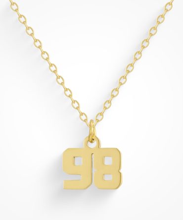 Custom/Personalized Number Pendant Necklace