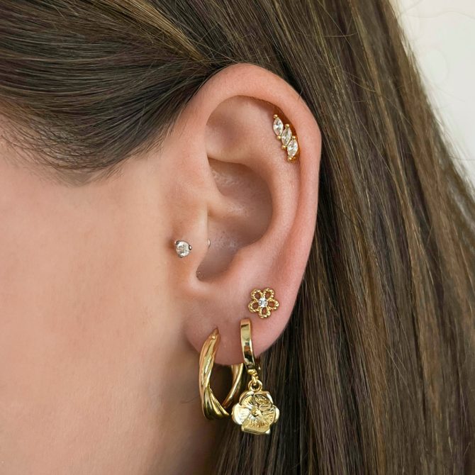 Flower Girl Earrings - Image 2