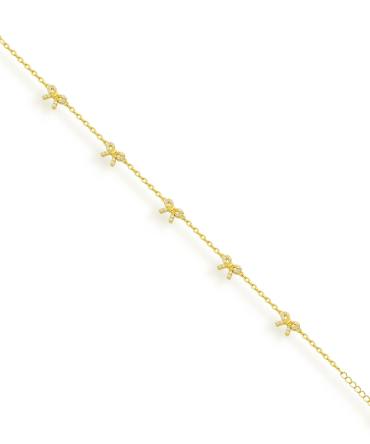 Gilded Bow Bracelet