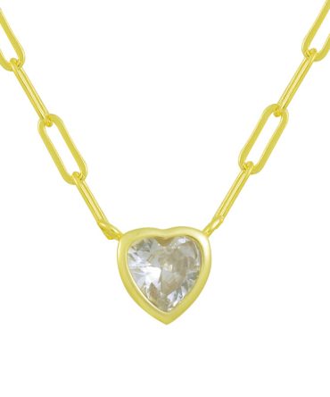 Heart in Chains Necklace