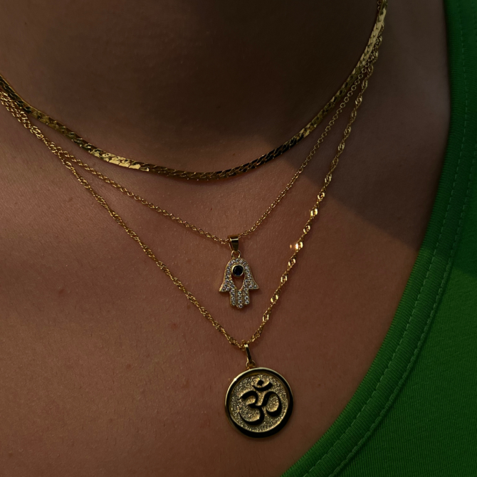 Inner Peace OM Necklace - Image 2