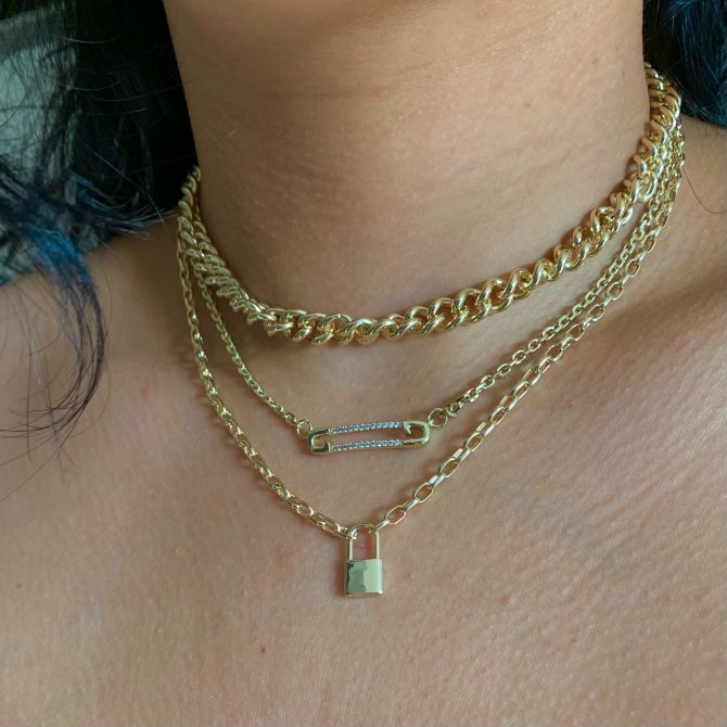 Keep Me Lock Necklace - Image 3