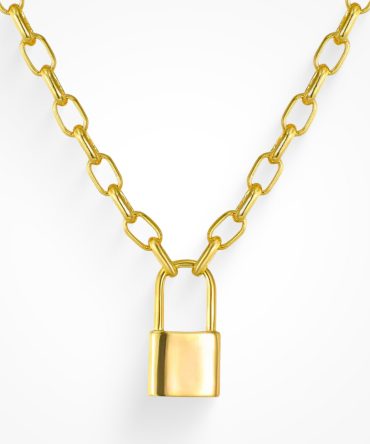 Keep Me Lock Necklace