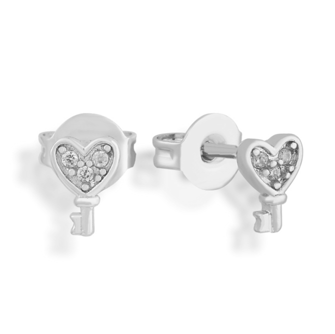 Key To My Heart Earrings - Image 3