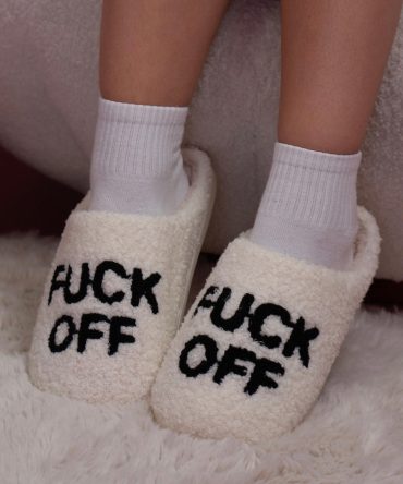Leave Me Alone Slippers