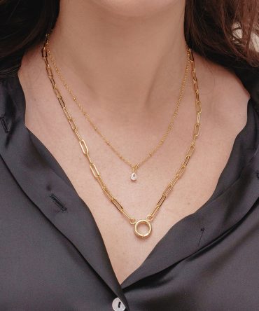 Linked Together Charm Necklace