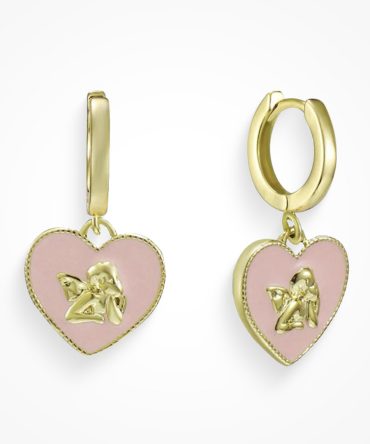 Pondering Angel Earrings