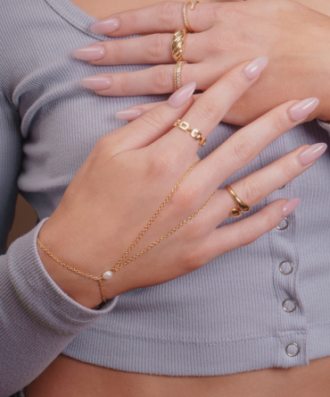 She's A Pearl Hand Chain
