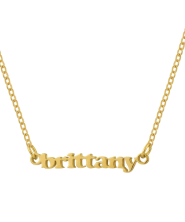 Custom/Personalized Mini Nameplate Necklace