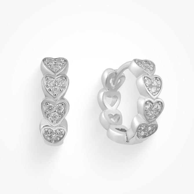 Hearts All Around Earrings - Image 6