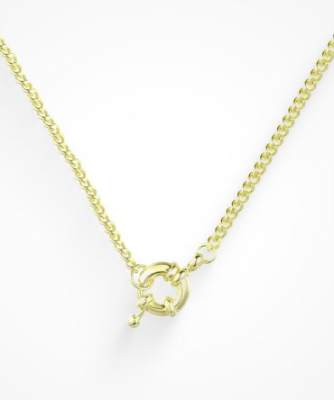 Locked In The Loop Necklace