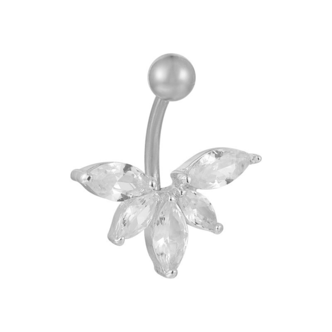Lotus Belly Ring - Image 2